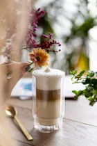 Vialli Design, Lungo, pucharki do deserów z podwójną ścianką, 300 ml, 2 szt.