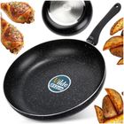 Vilde, Black Line, patelnia granitowa, 32 cm