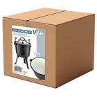 Vilde, Cast Line, kociołek żeliwny emaliowany na nóżkach z pokrywką, 10l