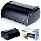 Vilde, chlebak stalowy, czarny, 36-23-14,5 cm