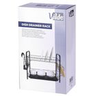 Vilde, suszarka na naczynia, czarna dwupoziomowa, 51.5-24.5-33 cm