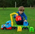 Wader, Magic Truck Basic, ciężarówka z kontenerami do recyclingu