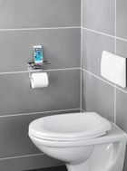 Wenko, uchwyt na papier toaletowy z półką na tablet, smartfon, 2w1