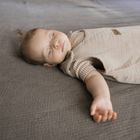 Zaffiro, Malaga, śpiworek do spania, muślinowy, TOG 1.5, beige, 0-6m