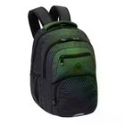Abag, plecak szkolny, 3-komorowy, hexagon green ombre