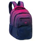 Abag, plecak szkolny, 3-komorowy, hexagon pink ombre