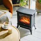 Adler, kominek elektryczny z termostatem, 1000W/1800W