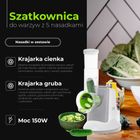 Adler, szatkownica do warzyw z 5 nasadkami