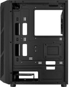 Aerocool, PGS Prime-G-BK-v1, obudowa komputerowa, RB, czarna