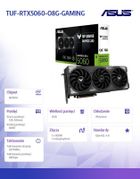 Asus, karta graficzna, GeForce RTX 5060 TUF GAMING OC 8G GDDR7 128BIT HDMI/3DP