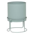 Atmosphera, donice metalowe, Aze, średnica 30 cm, 2 szt.