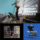 Baby Jogger, City Tour 2w1, wózek spacerowy z gondolą, pitch black