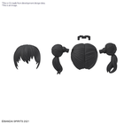 Bandai, 30 Minutes Sisters, Option Hair Style Parts, Vol.10, All 4 Types, dodatkowe elementy do modelu kolekcjonerskiego