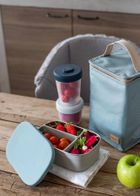 Beaba, lunchbox ze stali nierdzewnej, Baltic Blue