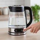 Berdsen, czajnik elektryczny, szklany z regulacją temperatury, 1,8l, 2200W, BD-715