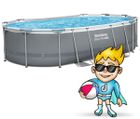 Bestway, basen ogrodowy, stelażowy, 488-305-107 cm, zestaw 18w1