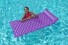 Bestway, dmuchany materac do pływania, zwijany, miętowy, fioletowy, niebieski 213-86 cm
