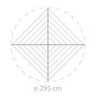 Brabantia, suszarka ogrodowa, Lift-O-Matic, 60 metrów