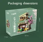 Cada, Sklep Kitty, budynek w japońskim stylu, LED, 921 elementów