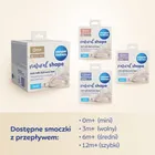 Canpol babies, Natural Shape, antykolkowy smoczek dwustrefowy, 3m+, 2 szt.