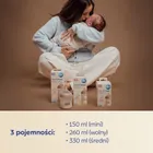 Canpol babies, Natural Shape, butelka ze smoczkiem dwustrefowym, 260 ml