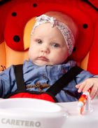 Caretero, Bugies, leżaczek, huśtawka elektryczna, red