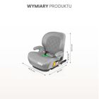 Caretero, Irbis, fotelik samochodowy, podstawka, i-Size, beige, 125-150 cm