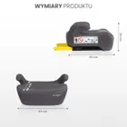 Caretero, Jaguar i-Size, fotelik samochodowy, pink, 125-150 cm