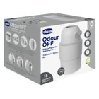 Chicco, kosz na pieluchy, teleskopowy, szary + worki