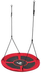 Enero, huśtawka ogrodowa, bocianie gniazdo, XXL, czerwona, 100 cm