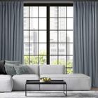 Eurofirany, zasłona zaciemniająca gotowa, na taśmie, Marlen, 140-300 cm, grafitowa