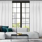 Eurofirany, zasłona zaciemniająca gotowa, na taśmie, Milan, 140-300 cm, biały