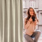 Eurofirany, zasłona zaciemniająca gotowa, Rosa, 140-250 cm, beżowy