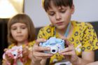 Extralink Kids Camera H28 Dual, aparat cyfrowy, niebieski