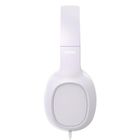 Hama, Fun C, słuchawki przewodowe, nauszne, z mikrofonem, USB‑C, białe