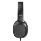 Hama, Fun C, słuchawki przewodowe, nauszne, z mikrofonem, USB‑C, czarne