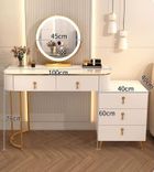 Hedo, Verdiro, toaletka kosmetyczna z lustrem LED, biała