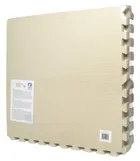 Humbi, mata piankowa, puzzle piankowe, kremowe, beżowe, 60-60 cm, 9 szt.