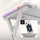 Huzaro, Hero 2.3, biurko gamingowe, białe, RGB, 120 cm