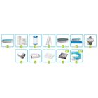 Intex, basen stelażowy z pompą filtrującą i akcesoriami, 132cmx610, zestaw 11w1