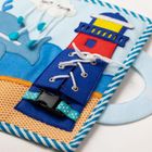 Jolly Designs. Magiczna Ryba. Tablica manipulacyjna. Książeczka sensoryczna