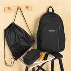 Kayokki, plecak szkolny, 2-komorowy, Basic, czarny