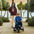 Kinderkraft, Aston 2 Plus, rowerek trójkołowy 6w1, granatowy