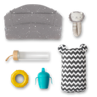 Kinderkraft, Huggy, nosidełko ergonomiczne, szare