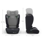 Kinderkraft, I-Spark 2 Plus, i-Size, fotelik samochodowy, grey, 100-150 cm