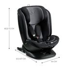 Kinderkraft, Xpedition 2, 360, fotelik samochodowy, obrotowy, Black, 40-150 cm