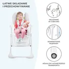 Kinderkraft, Yummy, krzesełko do karmienia, szare