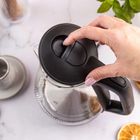 Klausberg, czajnik elektryczny, szklany, LED, 1,2l, KB-9003