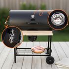 Klausberg, grill węglowy na kółkach z półkami, kb-9033