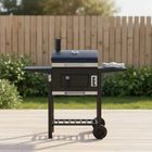 Klausberg, grill węglowy na kółkach z półkami, kb-9034